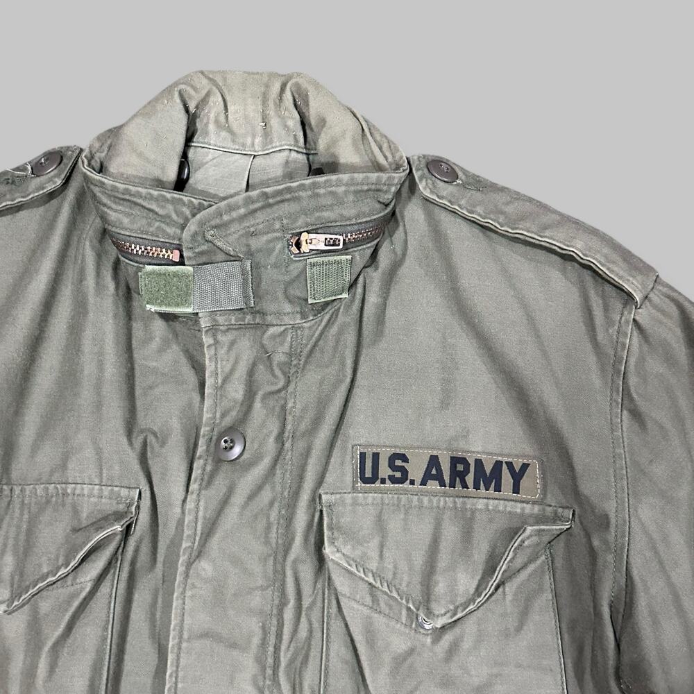 Vintage U.S. Army M-65 Field Jacket Size Small Sh… - image 4
